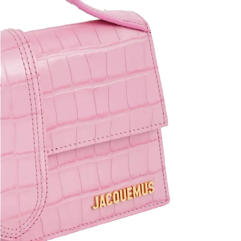 Jacquemus Le Grand Bambino Coccodrillo Rosa