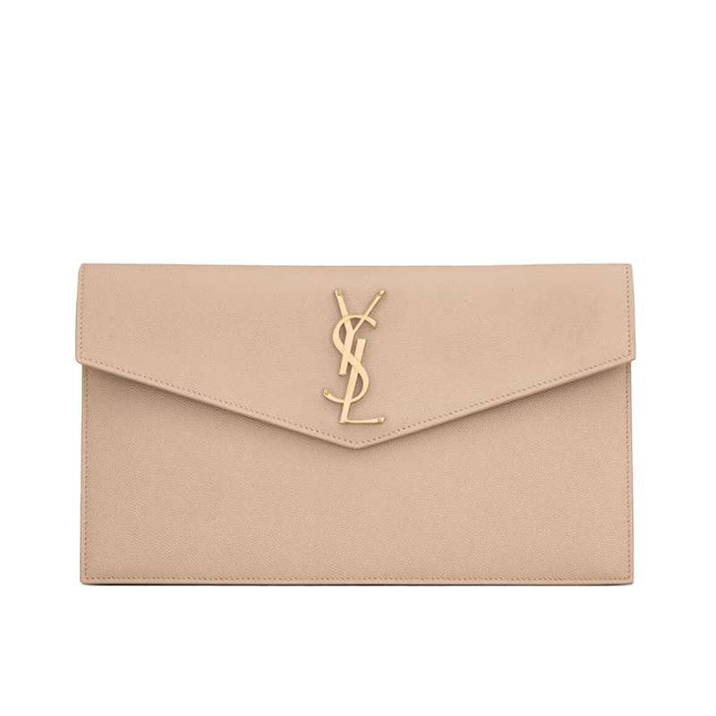 Pochette Uptown Grain de Poudre Embossed Leather