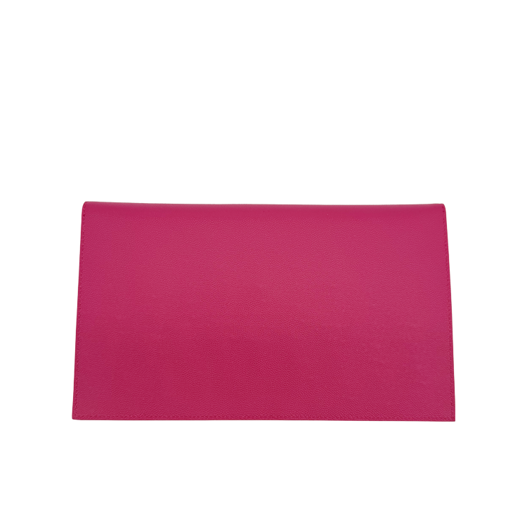 Pochette Uptown Grain de Poudre Embossed Leather